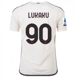 El Lukaku #90 Fotbalové Dresy AS Roma 2023-24 Venkovní Dres Mužské