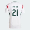 Endre Botka #21 Fotbalové Dresy Maďarsko Mistrovství Evropy 2024 Venkovní Dres Mužské