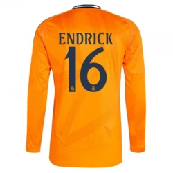 Endrick #16 Fotbalové Dresy Real Madrid 2024-25 Venkovní Dres Mužské Dlouhý Rukáv