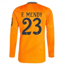 F.Mendy #23 Fotbalové Dresy Real Madrid 2024-25 HP Venkovní Dres Mužské Dlouhý Rukáv