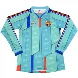 FC Barcelona Retro Dres 1996-97 Venkovní Mužské Dlouhý Rukáv