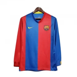 FC Barcelona Retro Dres 2006-07 Domácí Mužské Dlouhý Rukáv