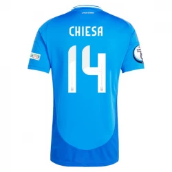 Federico Chiesa #14 Fotbalové Dresy Itálie Mistrovství Evropy 2024 Domácí Dres Mužské