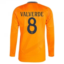 Federico Valverde #8 Fotbalové Dresy Real Madrid 2024-25 Venkovní Dres Mužské Dlouhý Rukáv