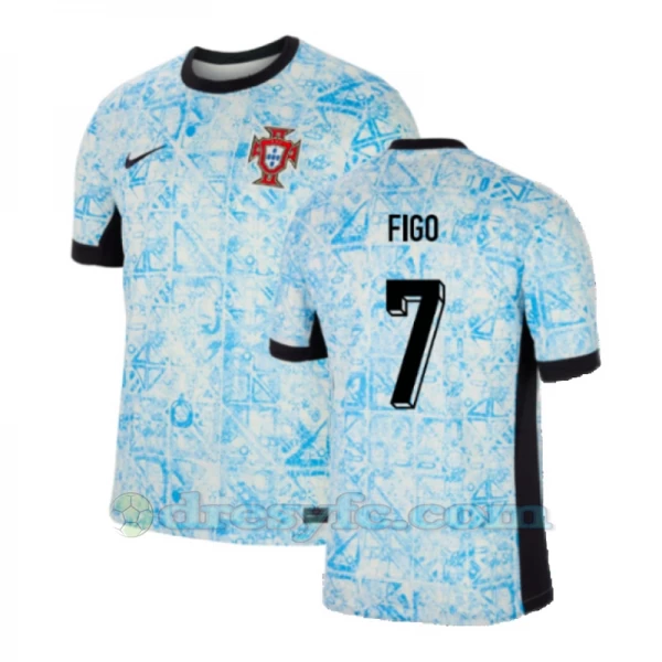 Figo #7 Fotbalové Dresy Portugalsko Mistrovství Evropy 2024 Venkovní Dres Mužské