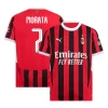 Fotbalové Dresy AC Milan Alvaro Morata #7 2024-25 UCL Domácí Dres Mužské