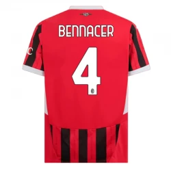 Fotbalové Dresy AC Milan Bennacer #4 2024-25 Domácí Dres Mužské