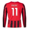 Fotbalové Dresy AC Milan Christian Pulisic #11 2024-25 Domácí Dres Mužské Dlouhý Rukáv