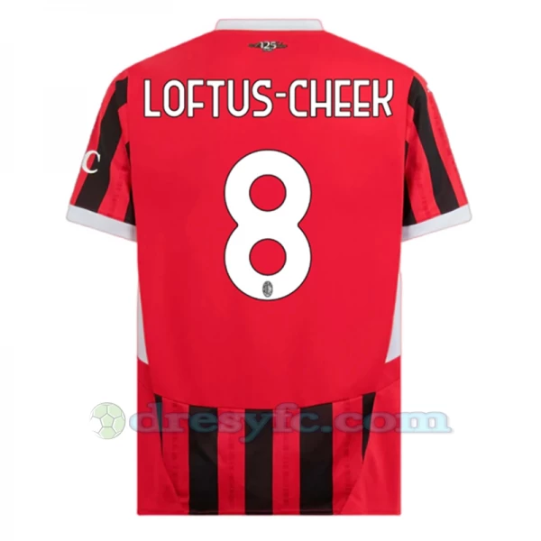 Fotbalové Dresy AC Milan Loftus-Cheek #8 2024-25 Domácí Dres Mužské