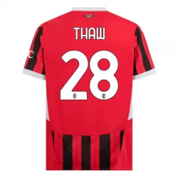 Fotbalové Dresy AC Milan Thiaw #28 2024-25 Domácí Dres Mužské