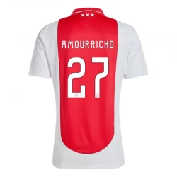 Fotbalové Dresy AFC Ajax Amsterdam Amourricho #27 2024-25 Domácí Dres Mužské