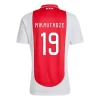 Fotbalové Dresy AFC Ajax Amsterdam Georges Mikautadze #19 2024-25 Domácí Dres Mužské