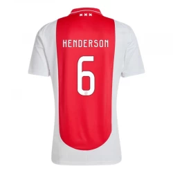 Fotbalové Dresy AFC Ajax Amsterdam Henderson #6 2024-25 Domácí Dres Mužské