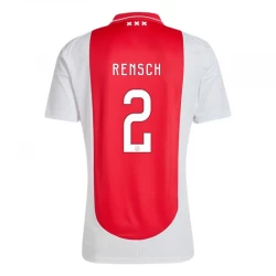 Fotbalové Dresy AFC Ajax Amsterdam Rensch #2 2024-25 Domácí Dres Mužské