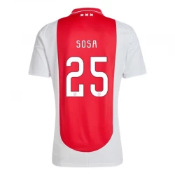 Fotbalové Dresy AFC Ajax Amsterdam Sosa #25 2024-25 Domácí Dres Mužské