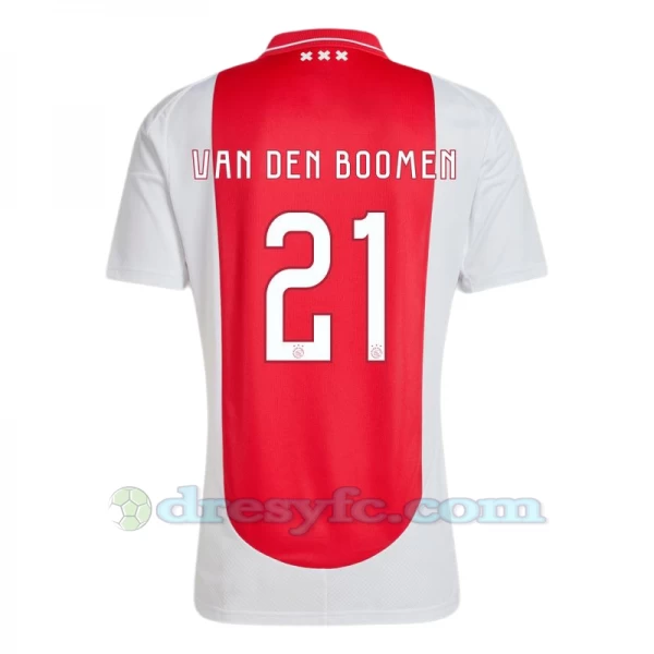 Fotbalové Dresy AFC Ajax Amsterdam Van Den Boomen #21 2024-25 Domácí Dres Mužské