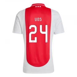 Fotbalové Dresy AFC Ajax Amsterdam Vos #24 2024-25 Domácí Dres Mužské