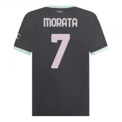 Fotbalové Dresy Alvaro Morata #7 AC Milan 2024-25 Alternativní Dres Mužské