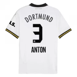 Fotbalové Dresy Anton #3 BVB Borussia Dortmund 2024-25 Alternativní Dres Mužské