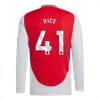 Fotbalové Dresy Arsenal FC Declan Rice #41 2024-25 Domácí Dres Mužské Dlouhý Rukáv