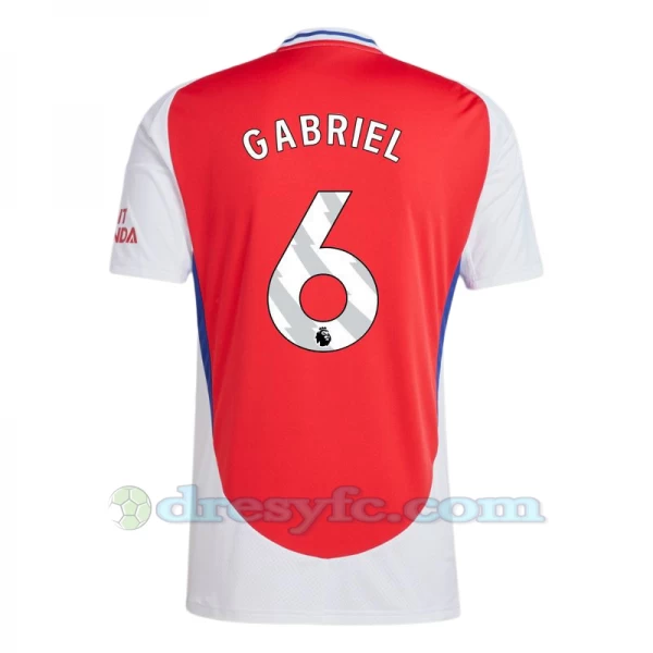 Fotbalové Dresy Arsenal FC Gabriel #6 2024-25 Domácí Dres Mužské