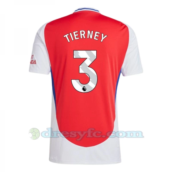Fotbalové Dresy Arsenal FC Tierney #3 2024-25 Domácí Dres Mužské
