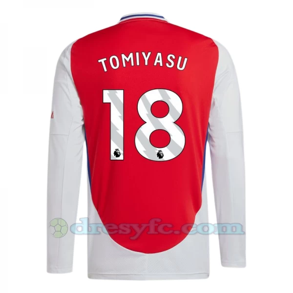 Fotbalové Dresy Arsenal FC Tomiyasu #18 2024-25 Domácí Dres Mužské Dlouhý Rukáv