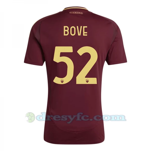 Fotbalové Dresy AS Roma Bove #52 2024-25 Domácí Dres Mužské