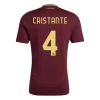 Fotbalové Dresy AS Roma Cristante #4 2024-25 Domácí Dres Mužské