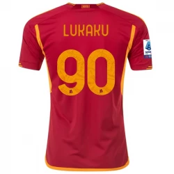Fotbalové Dresy AS Roma El Lukaku #90 2023-24 Domácí Dres Mužské