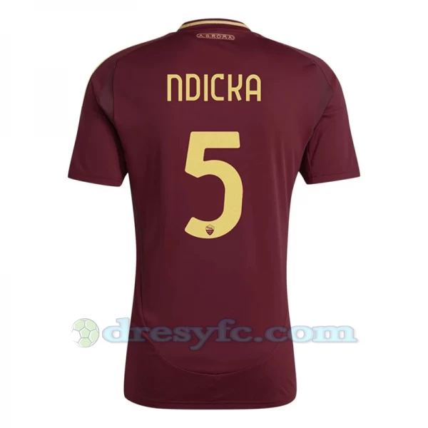 Fotbalové Dresy AS Roma Ndicka #5 2024-25 Domácí Dres Mužské