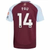 Fotbalové Dresy Aston Villa Pau #14 2024-25 Domácí Dres Mužské