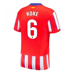 Fotbalové Dresy Atlético Madrid Koke #6 2024-25 Domácí Dres Mužské