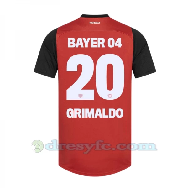 Fotbalové Dresy Bayer 04 Leverkusen Grimaldo #20 2024-25 Domácí Dres Mužské