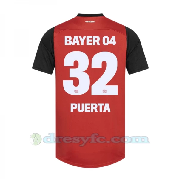 Fotbalové Dresy Bayer 04 Leverkusen Puerta #32 2024-25 Domácí Dres Mužské