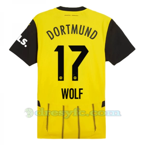 Fotbalové Dresy BVB Borussia Dortmund Wolf #17 2024-25 Domácí Dres Mužské