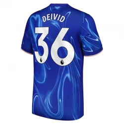 Fotbalové Dresy Chelsea FC Deivid #36 2024-25 Domácí Dres Mužské