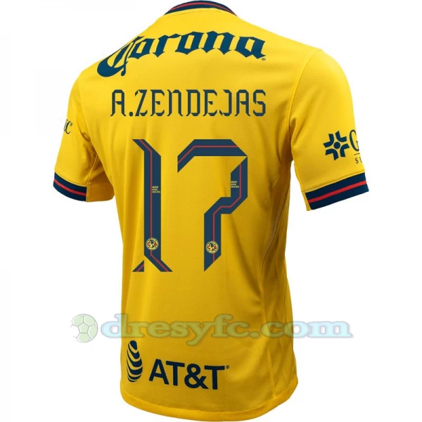 Fotbalové Dresy Club América A. Zendejas #17 2024-25 Domácí Dres Mužské