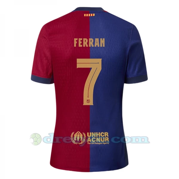 Fotbalové Dresy FC Barcelona Ferran #7 2024-25 Domácí Dres Mužské