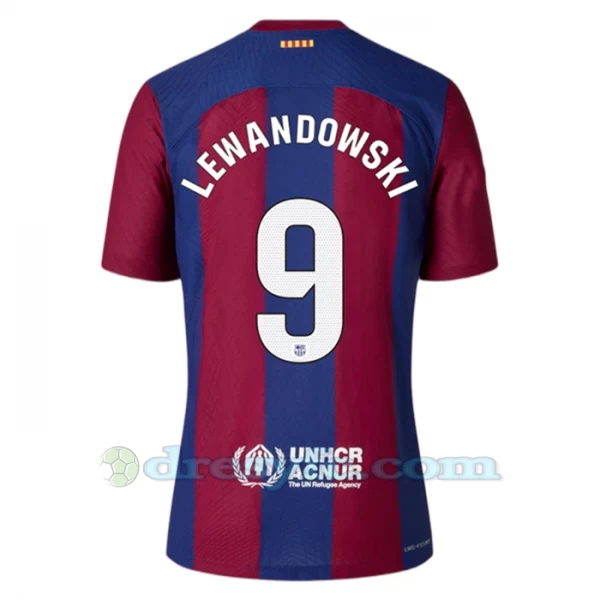 Fotbalové Dresy FC Barcelona Robert Lewandowski #9 2023-24 Domácí Dres Mužské