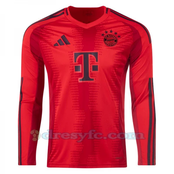 Fotbalové Dresy FC Bayern München 2024-25 Domácí Dres Mužské Dlouhý Rukáv