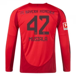 Fotbalové Dresy FC Bayern München Jamal Musiala #42 2024-25 Domácí Dres Mužské Dlouhý Rukáv