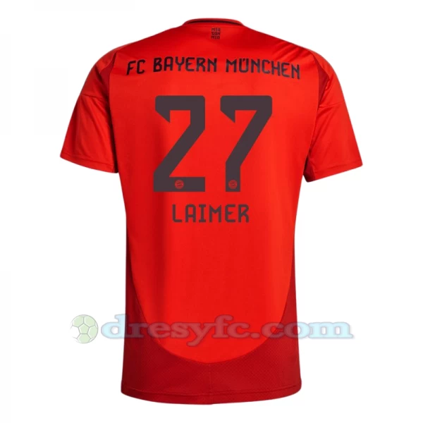 Fotbalové Dresy FC Bayern München Laimer #27 2024-25 Domácí Dres Mužské