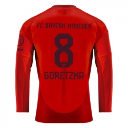 Fotbalové Dresy FC Bayern München Leon Goretzka #8 2024-25 Domácí Dres Mužské Dlouhý Rukáv