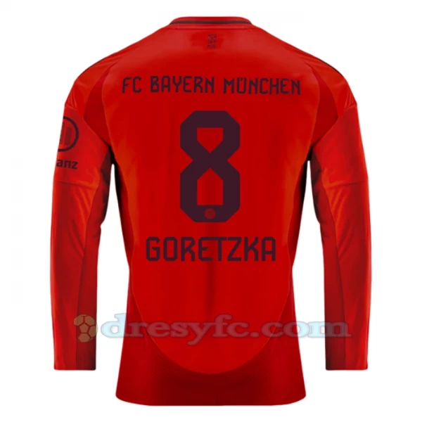 Fotbalové Dresy FC Bayern München Leon Goretzka #8 2024-25 Domácí Dres Mužské Dlouhý Rukáv