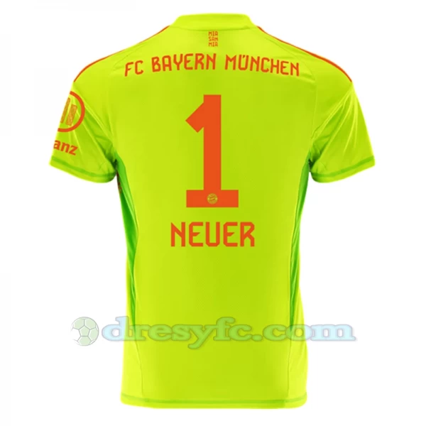 Fotbalové Dresy FC Bayern München Manuel Neuer #1 2024-25 Brankářský Domácí Dres Mužské