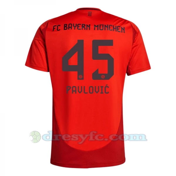 Fotbalové Dresy FC Bayern München Pavlovic #45 2024-25 Domácí Dres Mužské