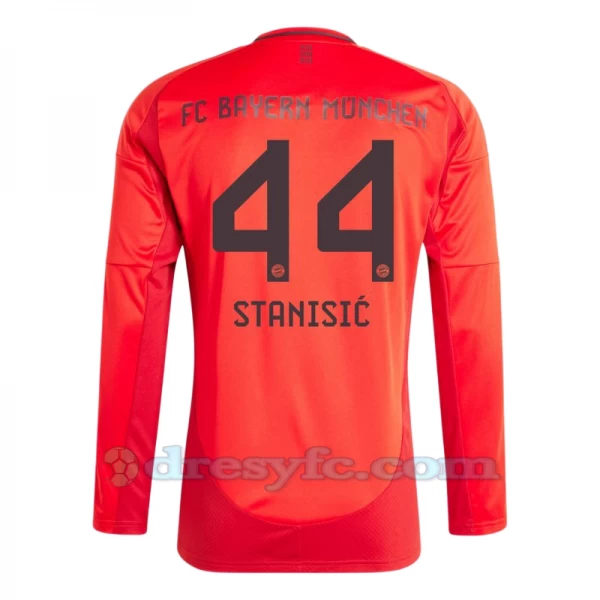 Fotbalové Dresy FC Bayern München Stanisic #44 2024-25 Domácí Dres Mužské Dlouhý Rukáv