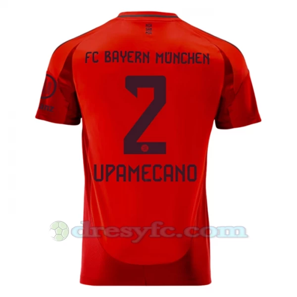 Fotbalové Dresy FC Bayern München Upamecano #2 2024-25 Domácí Dres Mužské