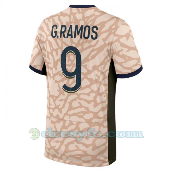 Fotbalové Dresy G. Ramos #9 Paris Saint-Germain PSG 2024-25 Fourth Dres Mužské